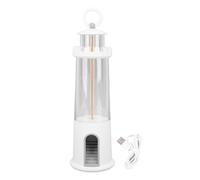 TOPINCN Camping Lantern, Lighthouse Shape 2200K Soft Warm Light with USB Charging Magnetic Base, Portable Night Light Hanging Design for Outdoor Tent Bedroom (White)