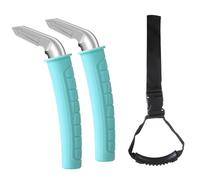 TOPINCN Car Door Handle, 2 Pack Vehicle Support Grab Handle with 450lbs Capacity and Nonslip Grip, Car Assist for Elderly Patients Mobility (Green)