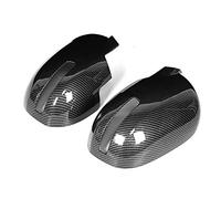 TOPINCN Carbon Fiber Rearview Mirror Covers with High-Gloss Finish,