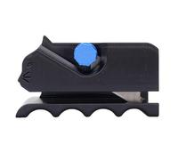 TOPINCN Cardboard Cutter for Cat Scratchers, 3D Printed Kitten Shaped Cardboard Handheld Cutter Tool with 1 Blade for DIY Cat Scratchers Strip Tool Machine (Black)