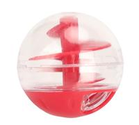 TOPINCN Cat Treatment Aspensing Ball Bite Resistant Interactive Pet Slow Feeder -puzzle -Ball for Adjustable Intelligence Training, Plastic size: 5 X 5 Cm