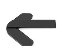 TOPINCN Center Finder Accurate Plastic Z073B Measuring Tool for Milling Machine, Easy to Carry for Mini Lathe, ABS Material Black