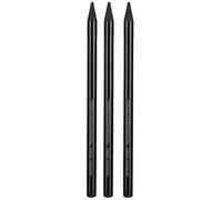 TOPINCN Charcoal Pencils Set Professional Anti-Broken Carbon Core Drawing Tool for Artists, Teens, Students, and Beginners 3pcs Black 5.7" for Painting