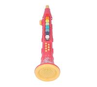 TOPINCN Children's Funny Clarinet Toy with Adjustable Volume and Light, Musical Instrument Educational Toy for Kids Birthday (Red)