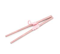 TOPINCN Chopstick Training Helpers Beginner Detachable Aid for Children - 3 Pieces Learning to Eat Pink/Blue, from 3 Years, EPMC Material (Pink)
