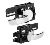 TOPINCN Chrome Lever Door Handle for 2004-2007, Inner Door Knob Kit for Car Interior, Wear Resistant ABS Material