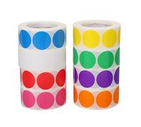 TOPINCN Circle Label Stickers Colorful Self Adhesive Decorative Sticker Labels for Gift Essential Oil Bottle, Scope of Application: Christmas, Valentine's Day