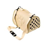 TOPINCN Collapsible Pet Carrier, Large Space Breathable Soft Travel Bag Adjustable Shoulder Strap Top Handle Anti Escape Zipper Carrier for Cats Small Dogs (L Maximum 7.5kg)