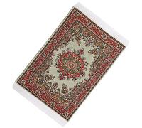 TOPINCN Colorful 1:12 Miniature Dollhouse Woven Carpet Rich in Bright and Delicate Colors Adapted to the Addition of Living Atmospheres for the Decoration of the Doll House (Floral fragrance)
