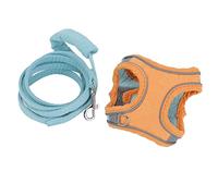 TOPINCN Comfortable Adjustable Cat Vest and Leash for Walking Outdoors, Escaping Evidence Cushions for Pet Supplies (M)