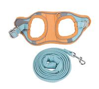 TOPINCN Comfortable Adjustable Cat Vest and Leash for Walking Outdoors, Escaping Evidence Cushions for Pet Supplies (L)