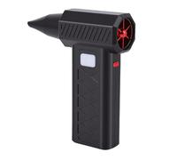 TOPINCN Compressed Air Duster, Super Power Cordless Air Duster, Rechargeable Brushless Mini Blower with LED Light for Computer House Outdoor Car (Black)