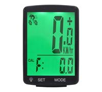 TOPINCN Computer with Soft White Backlight Wireless Speedometer Stopwatch Function for Cycling Enthusiasts ABSPackage for Speed & Time Monitoring