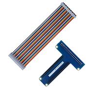 TOPINCN Copper Seeds Flexible GPIO Cable for 1b + / 2b / 3b, Type T -Type Expansion Card, Easy to Manufacture Too External Devices