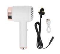 TOPINCN Cordless Hair Dryer, Rechargeable Blow Dryer with Hot Cold Dual Modes, Fast Drying Lightweight Hairdryer for Travel Home Use (White)