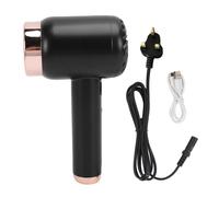 TOPINCN Cordless Hair Dryer, Rechargeable Blow Dryer with Hot Cold Dual Modes, Fast Drying Lightweight Hairdryer for Travel Home Use (Black)