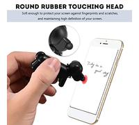 TOPINCN Creative Dog Style Precision Stylus Pen for Tablet Phone, Rubber Touch Pen for Mobile Device, Universal Stylus for Electronic Gadgets, Plastic Retriever Type, Lightweight Keychain for