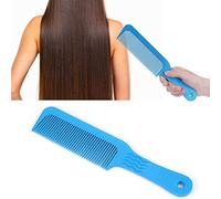 TOPINCN Curling Hair Comb Quality Material Non-slip Handle Comb for Styling Wet or Dry Hair Black Plastic (Blue)
