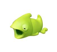 TOPINCN Cute Animals Bite USB Charger Protector PVC Animal Shaped Data Cable Protector Silicone Anti Break Bite Wire Charging Protector and Cord Holder (#2)