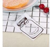 TOPINCN Cute Bottle Pattern Candy Bags 100pcs Pack, Safe Food Grade Plastic, Practical Packaging for Desserts, Bread, (10 X 7cm) (7 * 10+3 White)