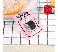 TOPINCN Cute Bottle Pattern Candy Bags 100pcs Pack, Safe Food Grade Plastic, Practical Packaging for Desserts, Bread, (10 X 7cm) (7 * 10+3 Pink)