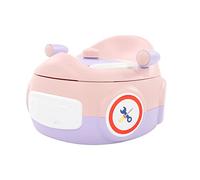 TOPINCN Cute Car Shape Portable Baby Potty for Easy Training, Multifunctional Toilet for Home Use, Lightweight PP Material, Ideal for Travel (Purple Pink)
