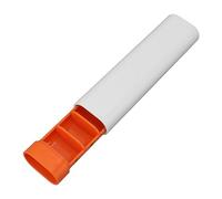 TOPINCN Daily Pills Organizer, 7 Compartments Portable Pills Case Travel Pills Organizer, 7 Day Medicines Organizer Pills Box Daily Medication Organizer Storage Pills Container (White Orange)
