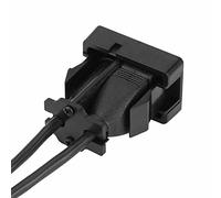 TOPINCN Dash Mount USB Port 3.5mm AUX Jack Extension Cable for Car Boat Flush Mount Panel, Lightweight and Portable, High Speed Data Transfer for Most Cars, Black 40.6" Cable Length for Front or