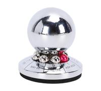 TOPINCN Decision Maker Ball, Metal Prophecys Fate Decision Ball for Home Office, Metal Fidget Spinning Rotating Stress Relief Decompression Toy Desk Decoration Toy