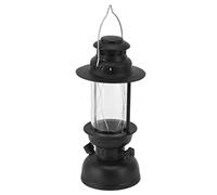 TOPINCN Decorative Lantern Light LED Wind Lamp Battery Powered Portable Plastic Lantern with Sophisticated Design for Wedding Birthday Party Camping Home Decoration (Black)