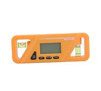 TOPINCN Digital Level Inclinometer ABS Plastic Magnetic Base Angle Gauge with Backlit LCD Screen for Timber Processing Car Repair (Yellow)