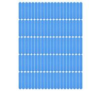 TOPINCN Disposable Double-Sided Nail File for Manicure,Polishing and Grinding Nail Art,100pcs for Salon or Home Use (Blue)