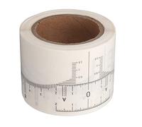 TOPINCN Disposable Plastic Eyebrow Ruler Stencil Sticker with Strong Viscosity for Easy Brow Measurement for Make Up Design Eyebrow Shape for Tattooing, 50pcs, Clear