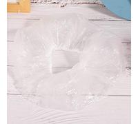 TOPINCN Disposable Shower Cap Transparent Hair Cover for Small Heads Eco-Friendly Bath Cap for Beauty Salon 100pcs