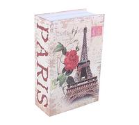 TOPINCN Diversion Book Safe, Dictionary Book Secret Safe Security Box With 2 Keys, Money Cash Jewelry Lock Security Box(Tour Eiffel Type)