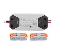 TOPINCN DIY WiFi Smart Light Switch Durable Breaker Control Compatible with Alexa Home for Home Automation 8.8 * 3.*2.5cm White