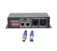TOPINCN DMX512 Decoder, 4 Channel Constant Voltage Dimming Driver, RGBW Decoder Controller for LED Stage Light for 12-24V LED Lightings