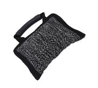 TOPINCN Dog Bite Pillow, Training Bite Tug Toy for Small Medium Dogs with Durable Fabric and Reinforced Handles, Chew Play Tug Pillow for Outdoor Exercise Agility Training (Black)