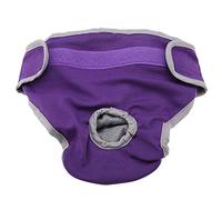 TOPINCN Dog Pants Fabric Cotton Reusable Underwear Flexible Physiological Puppy Pet Sanitary Diaper (M)