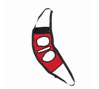 TOPINCN Dog Support Belt for Old and Injured Dogs Comfortable Hiking Aid and Lifting From West Walking Aid for Pet Owners (Red hind legs M)