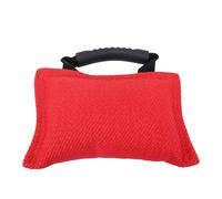 TOPINCN Dog Training Bite Pillow Toy, Interactive Chew Tug for Puppy Small Dogs with Resistance and Double Layer Cloth, Outdoor Practice Tool for Agility Obedience Play (Red)