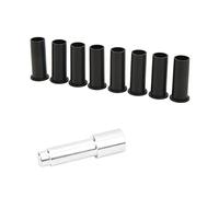 TOPINCN Door Hinge Liners Replacement Durable Tool Set Fit for Wrangler JK JKU JL JLU 2007-2021 Includes 8 Liners and 1 Removal Tool