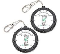 TOPINCN Double -page Hub -stroke Counter for a Quick Recording on the Course, Practical Key Chain for Golfers
