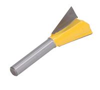 TOPINCN Dovetail Router Bit High Efficiency Wood Grooving Cutter for Woodworking Projects 6mm 1/4in Shank Tungsten Steel (6*3/4)