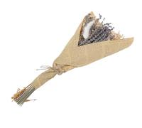 TOPINCN Dried Lavender and Bunny Tail Bouquet Preserved Flowers Drieds Flowers Floral Arrangement for Home Wedding Decoration with Nature Dried Process