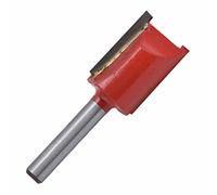 TOPINCN Durable 2 Flute Straight Router Bit for Woodworking Professionals Solid Wood Trimming Slotting (1/4''*17mm)