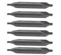 TOPINCN Durable A-Type 2.5mm Center Drill Set with Enlarged Chip Flute Design, 10Pcs HSS Combined Drill for Accelerated Chip Removal, Suitable for Bench Drills and Machining Centers