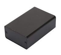 TOPINCN Durable Black Aluminum Printed Circuit Board Instrument Box for Electronic Projects and Electronics