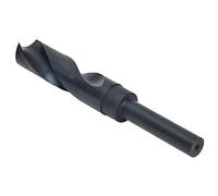 TOPINCN Durable HSS Twist Drill Bits 21.5mm Black Spiral Chip Removal for Metal Processing 1/2in Shank Hand Tool