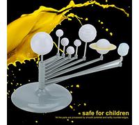 TOPINCN Educational Toy Astronomical 9 Planets Solar System Model DIY Assembly Toy for Children